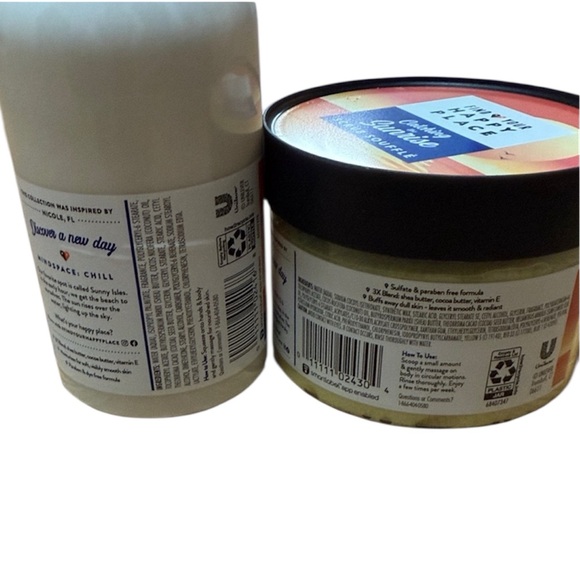 NEW Find your happy place lotion/body scrub set - Picture 2 of 6